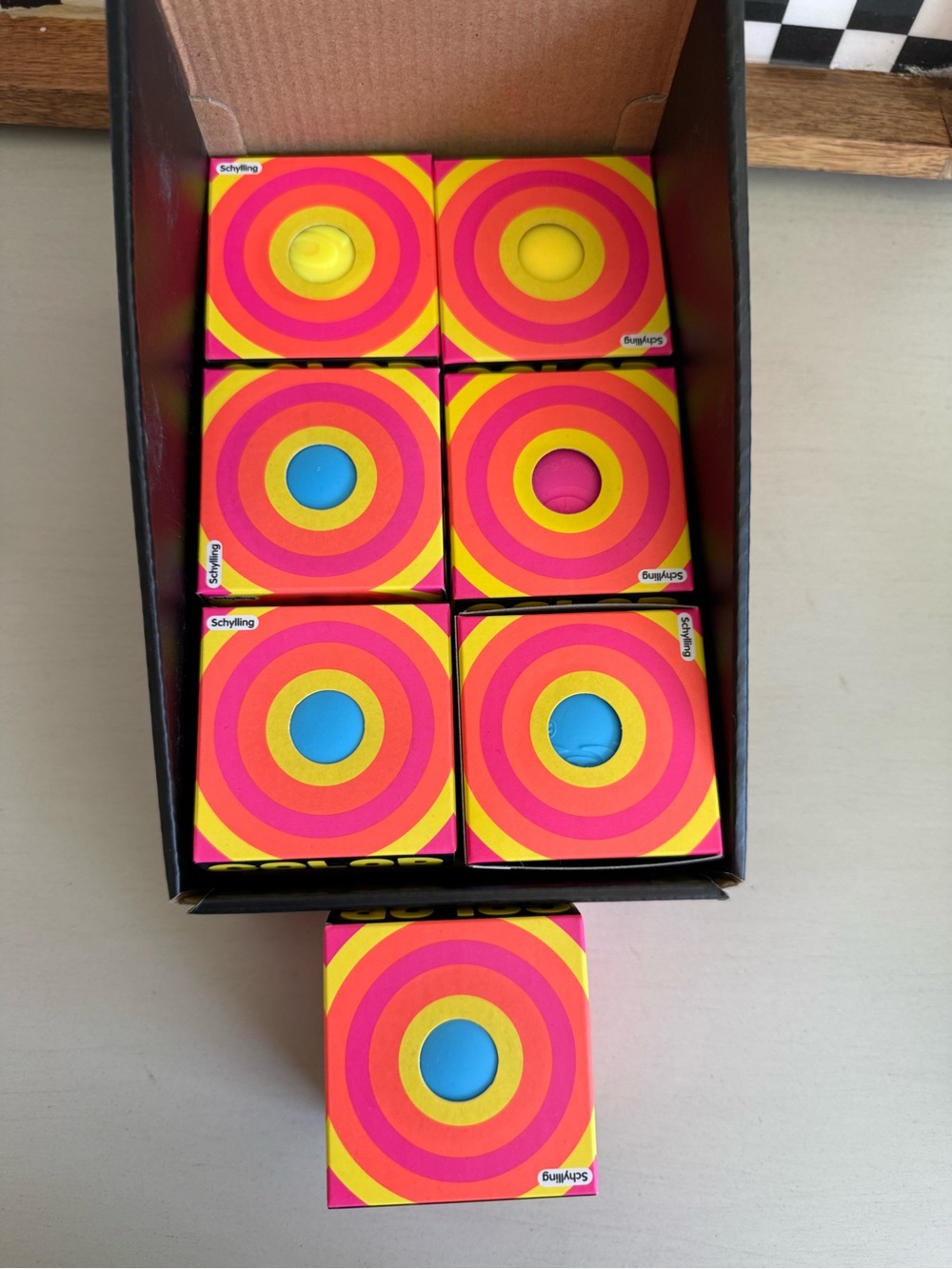 Color NeeDoh Color Change Stress Ball Set of 7 - Bright Multicolor - Picture 2 of 2